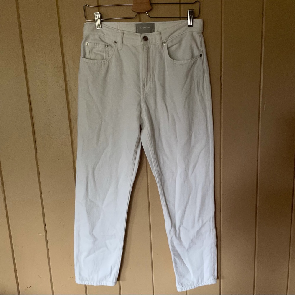 Everlane The Summer Jean White Organic Cotton - Picture 2 of 5
